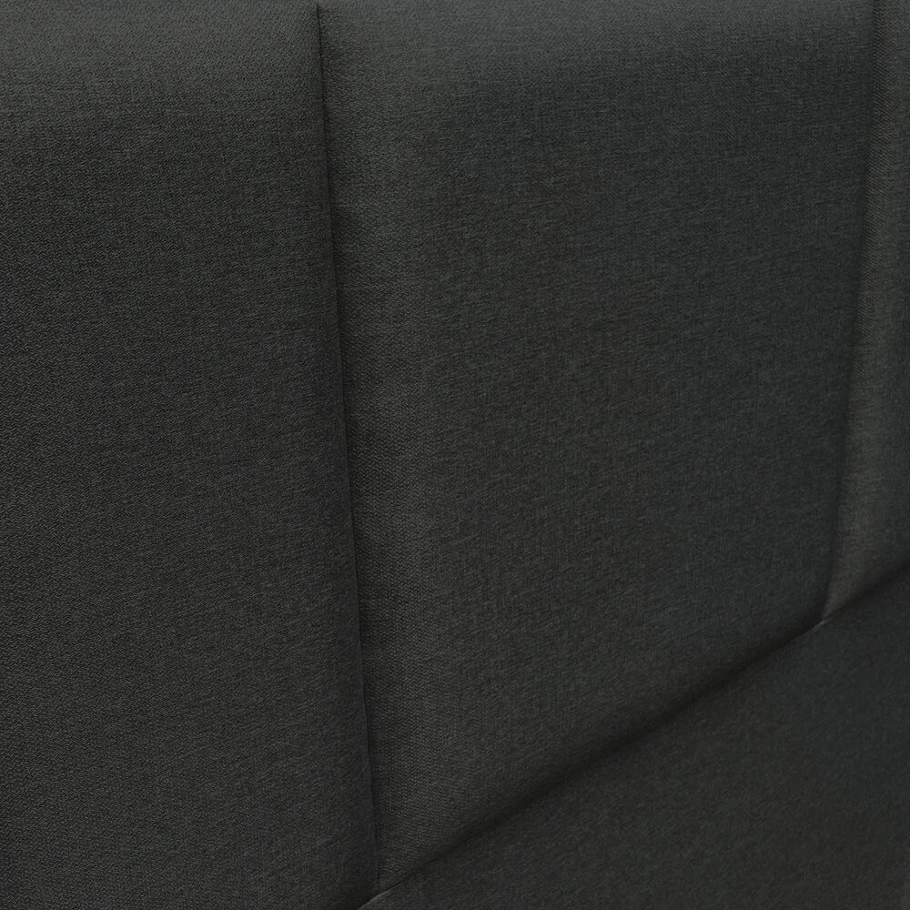 Respaldo De Cama Block Lino Grafito Super King image number 2.0