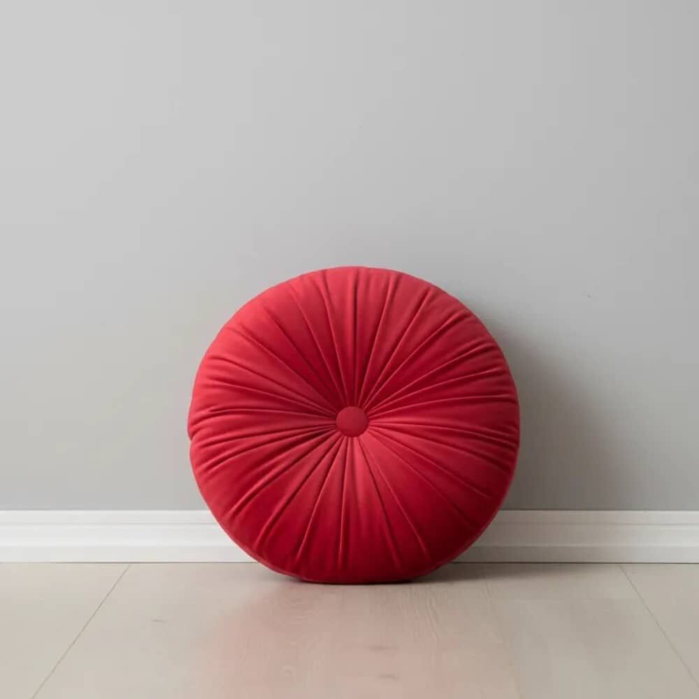 Set De 2 Cojines Redondos 44cm - Rojo image number 3.0