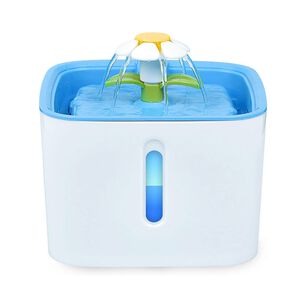 Fuente Bebedero Mascotas 2.5 L Con Luz Nivel