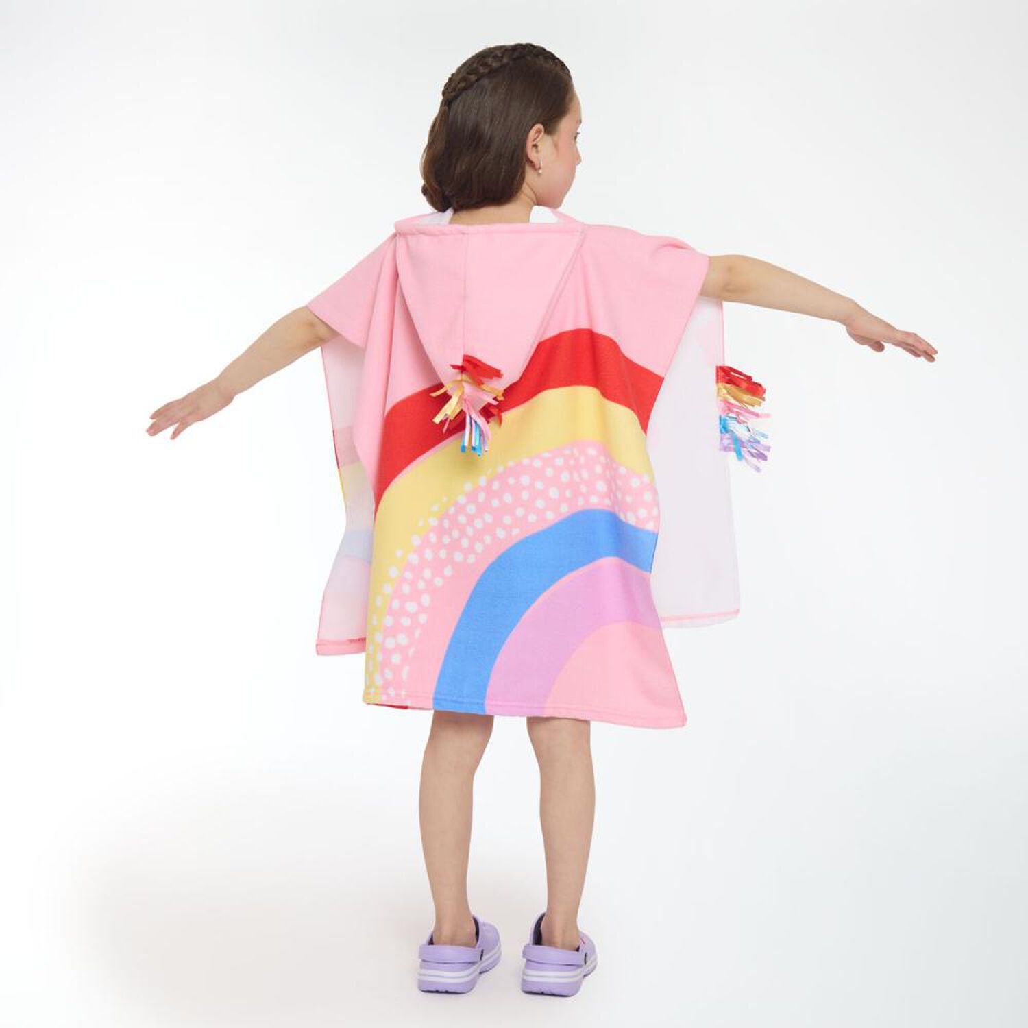 Toalla Playa Capucha Casaideal Kids Tiras / 60 X 120 Cm image number 3.0