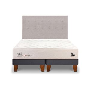 Cama Europea Cic Cocopedic / 2 Plazas / Base Dividida + Respaldo