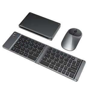 Teclado Y Mouse Inal&aacute;mbrico Plegable, 2.4 Ghz Mini Teclado