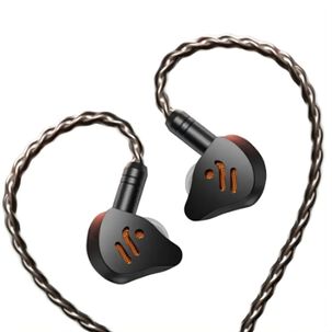 Aud&iacute;fonos In-ear Fosi Audio Im4 Obsidian Monitores Open Back