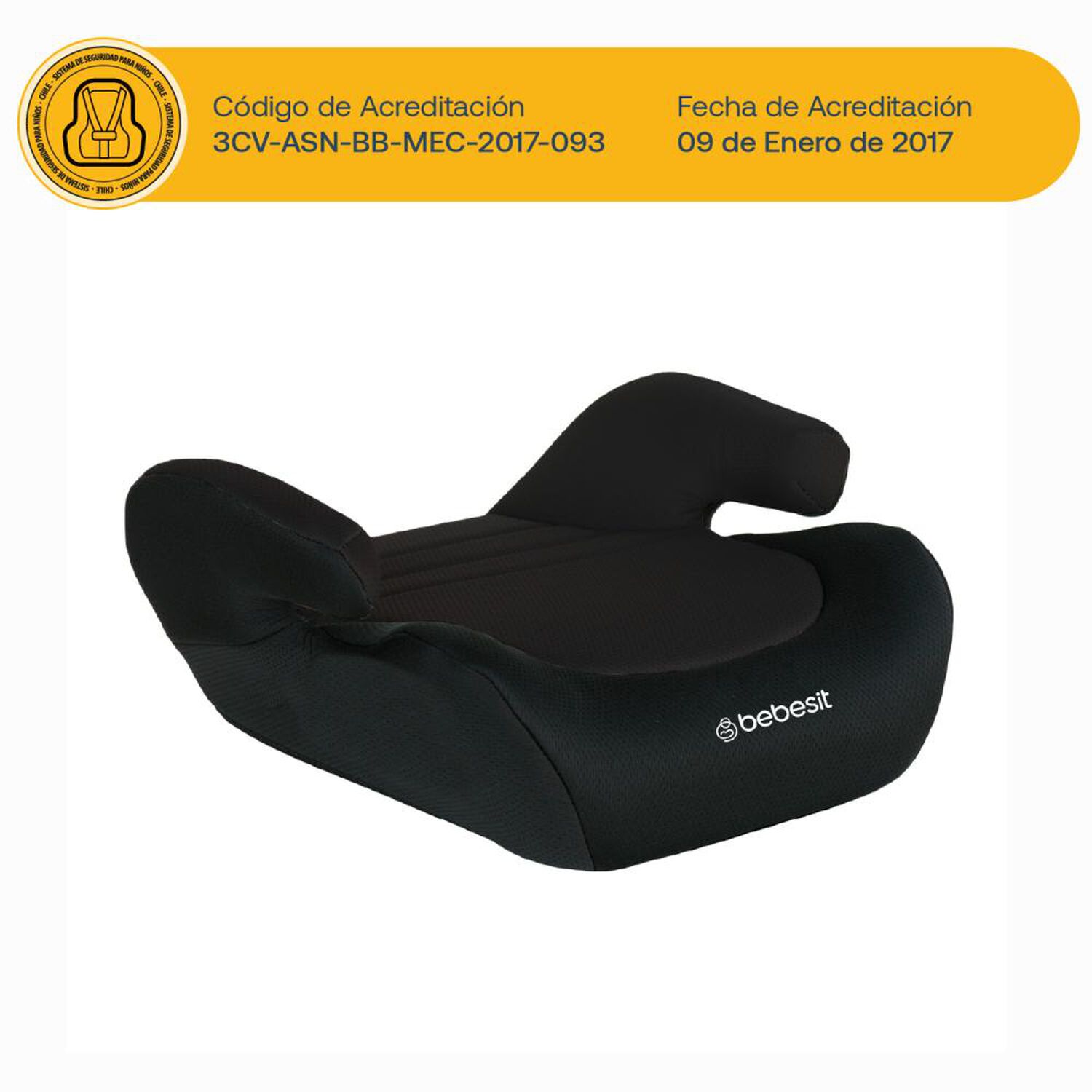 Alzador Bebesit Booster Negro image number 5.0