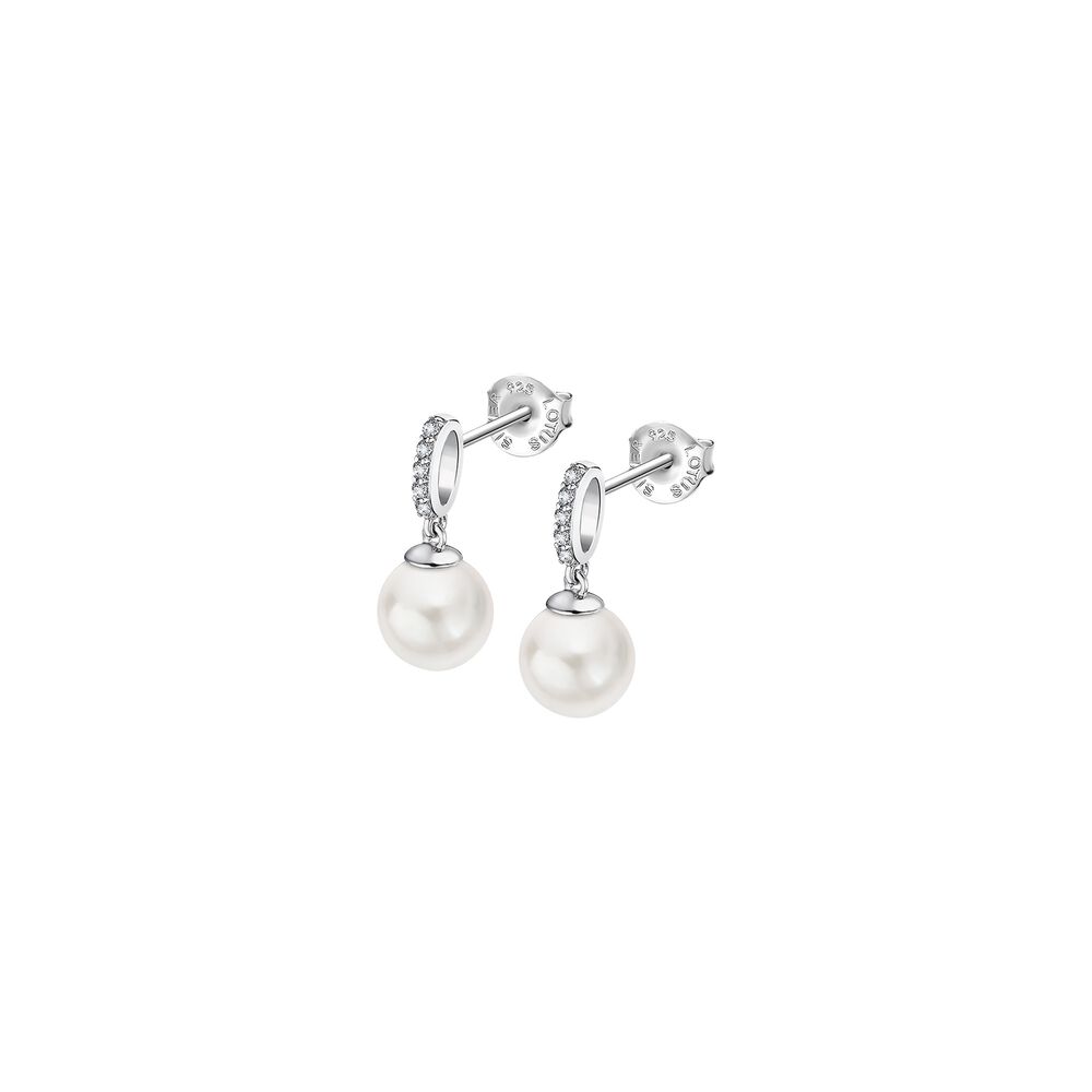 Aros Lp3478-4/1 Lotus Silver Mujer Pearls image number 0.0