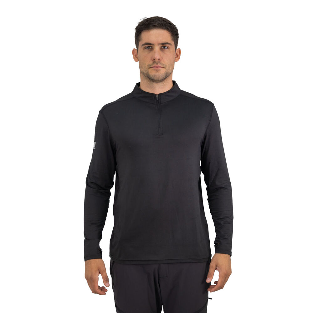 Polera Dry Fit Hw Spx Manga Larga Hombre Black image number 0.0