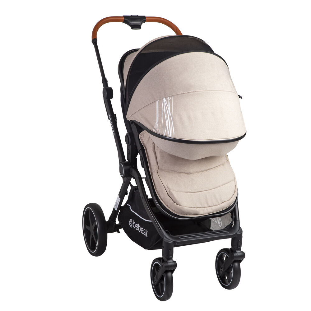 Coche Cuna Travel System Nomad Beige Bebesit image number 2.0