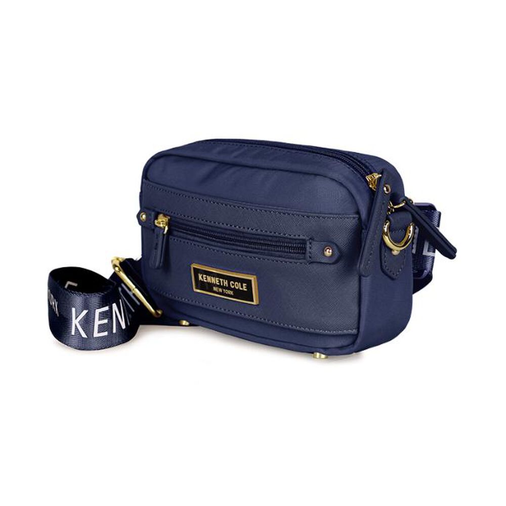 Bandolera Y Riñonera Promise Azul Kenneth Cole image number 4.0