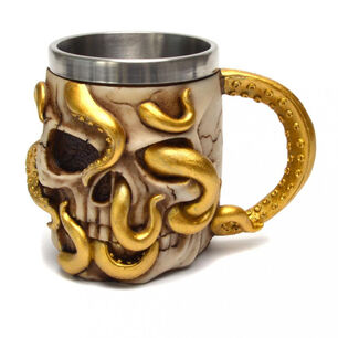Taz&oacute;n Calavera Skull Kraken Ghost Resina