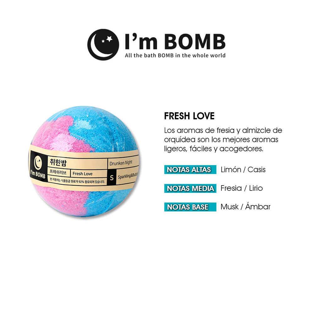 Bomba De Tina Efervescente Fresh Love 120g Im Bomb image number 1.0
