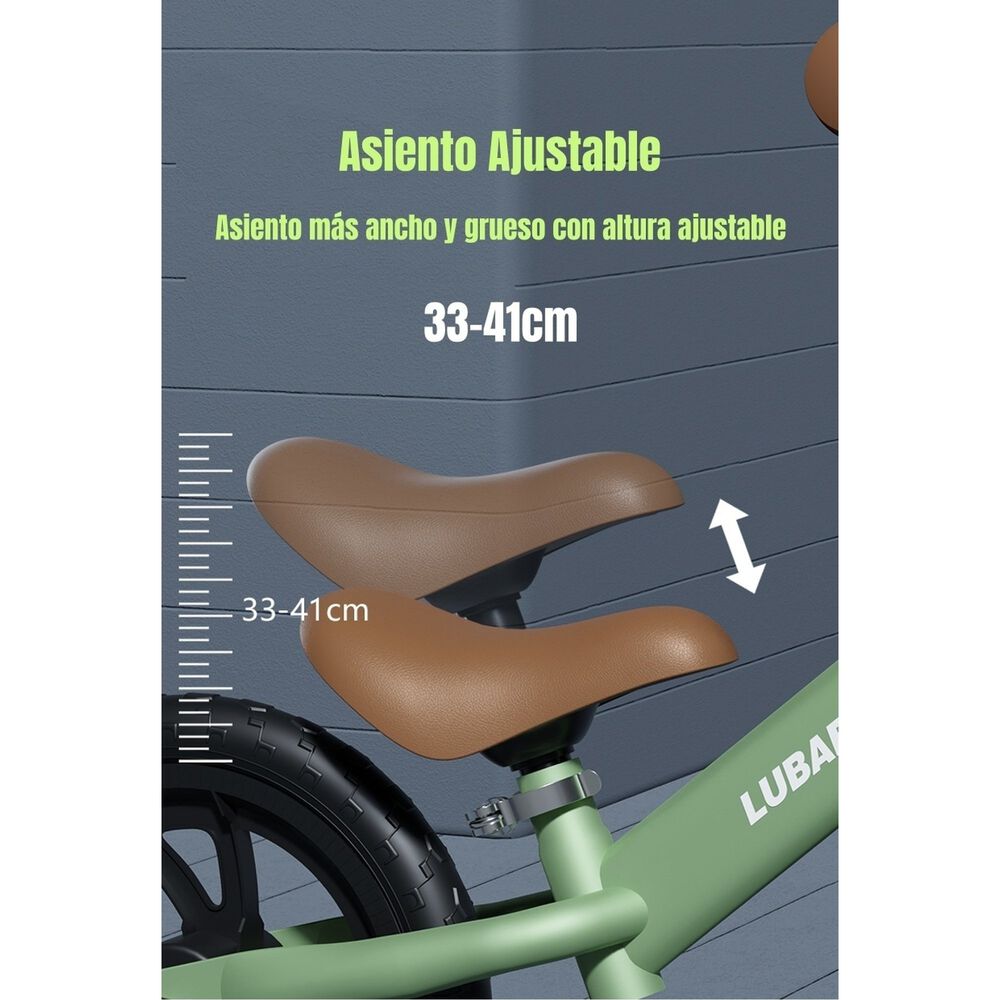 Bicicleta De Equilibrio 2-6 A&ntilde;os Aro 12 Acent Lubabycas image number 3.0