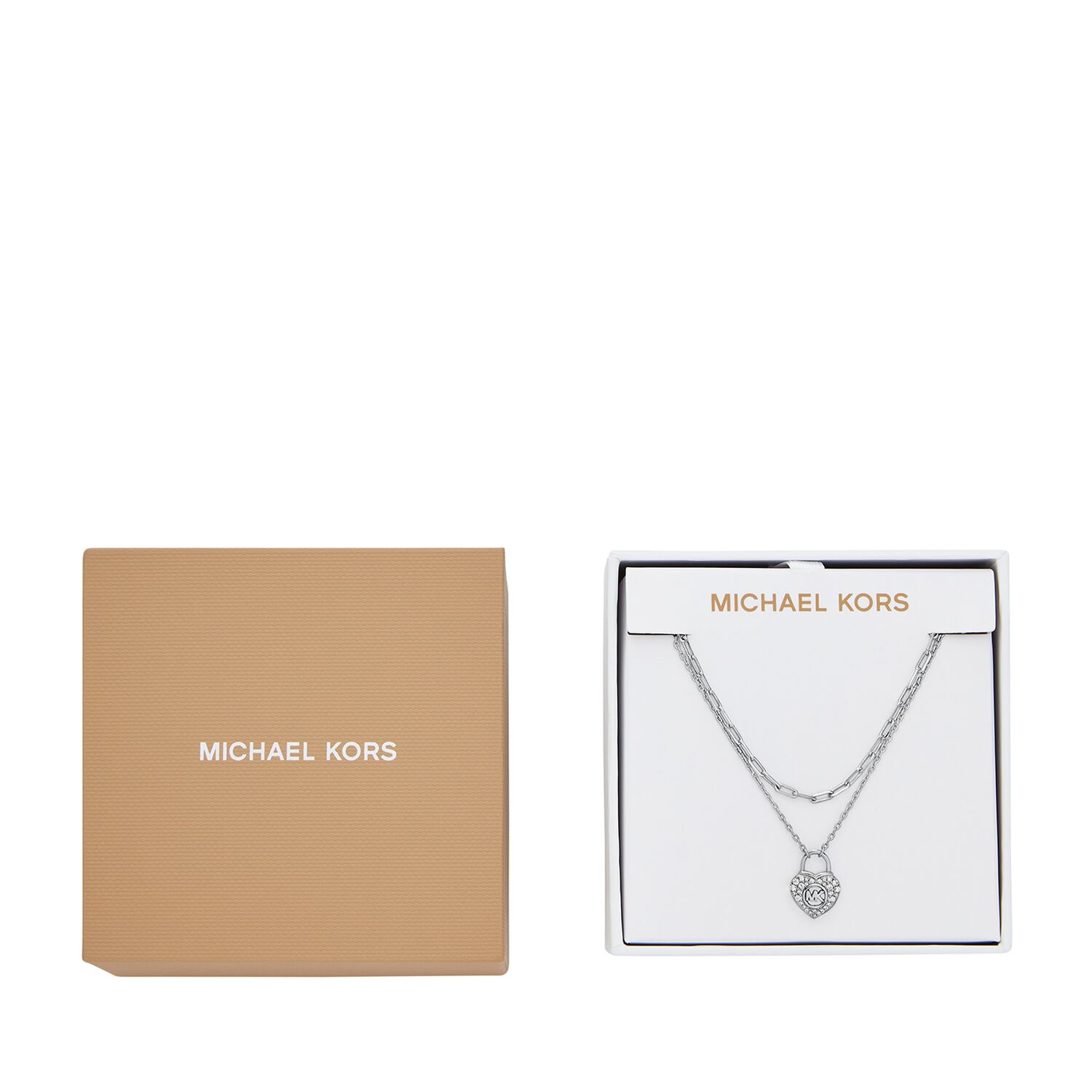 Collar Michael Kors Plateado image number 0.0