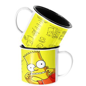 Taza Enlozada Lechera Bart Simpson Los Simpson
