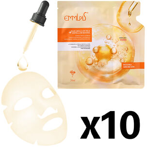 Mascarilla Con Serum Facial Retinol Antioxidante Puro Kit 10 Und