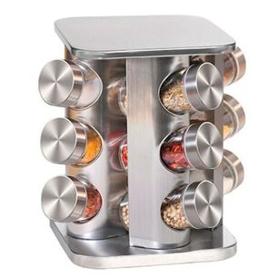 Set Especieros Ali&ntilde;os Giratorio 12 Frascos Cocina