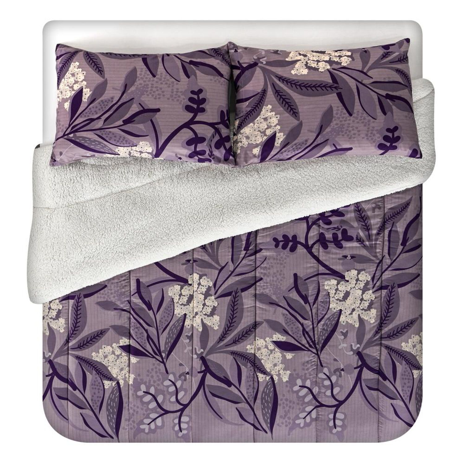Plum&oacute;n Sherpa American Family Lavanda / 2 Plazas image number 2.0