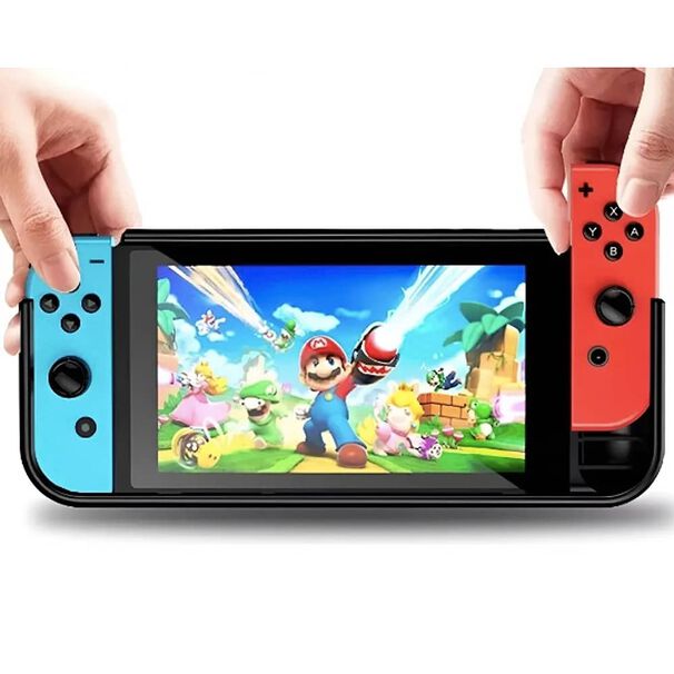 Carcasa Grip Funda Goma Tpu Compatible Nintendo Switch Oled