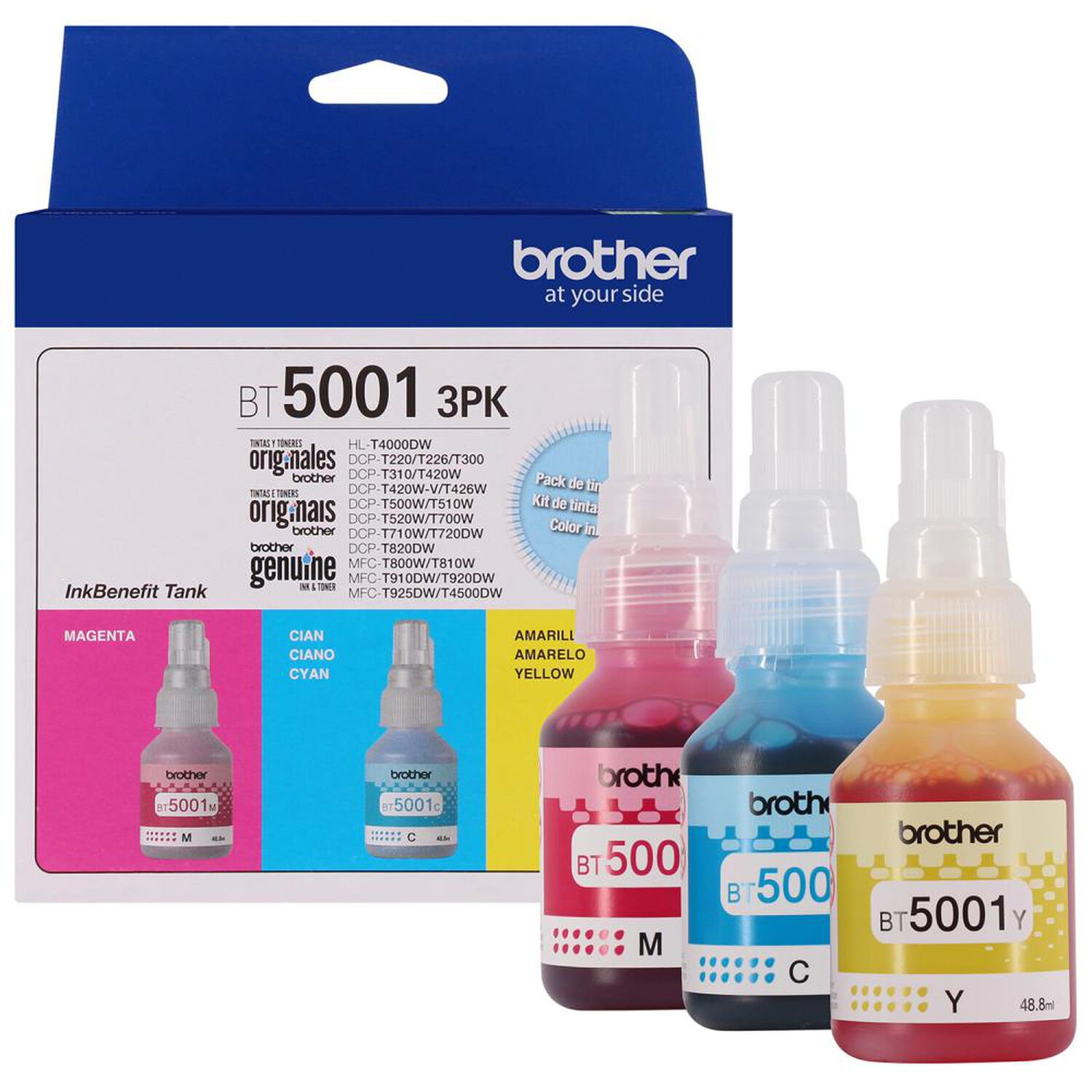 Tinta  Brother BT5001CMY image number 7.0