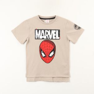 Polera Mc Niño Reversible Sequ Spiderman
