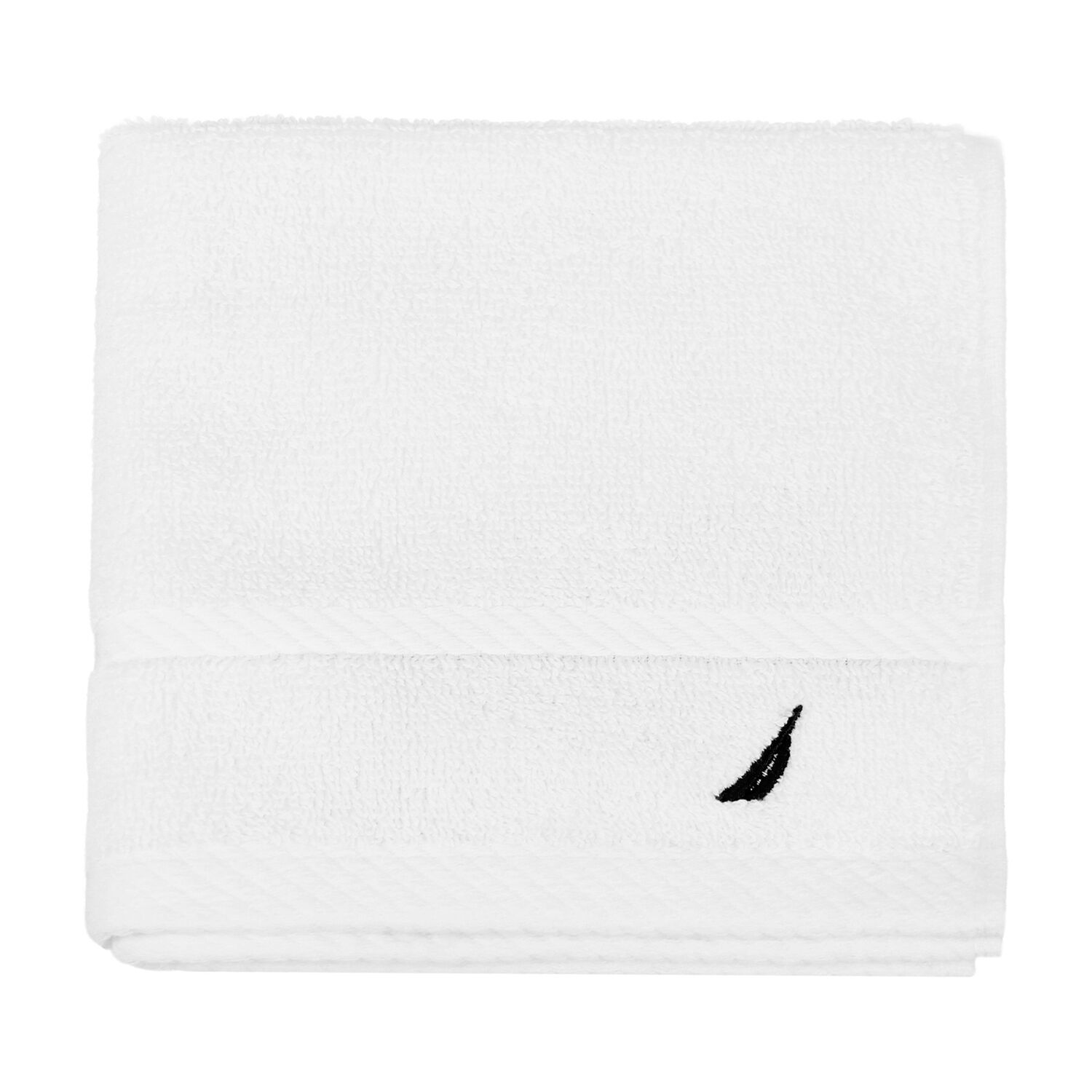 Toalla De Cara Signature Nautica 100% Algod&oacute;n 33x33cm Premium Blanco image number 1.0