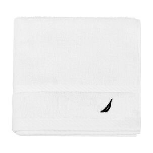 Toalla De Cara Signature Nautica 100% Algod&oacute;n 33x33cm Premium Blanco