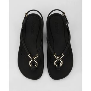 Sandalia Mujer Negro Muse Grendha