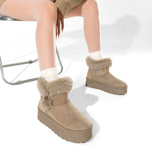 Botin Casual Mujer Gamuza Vintage Antideslizante Weide Lt201