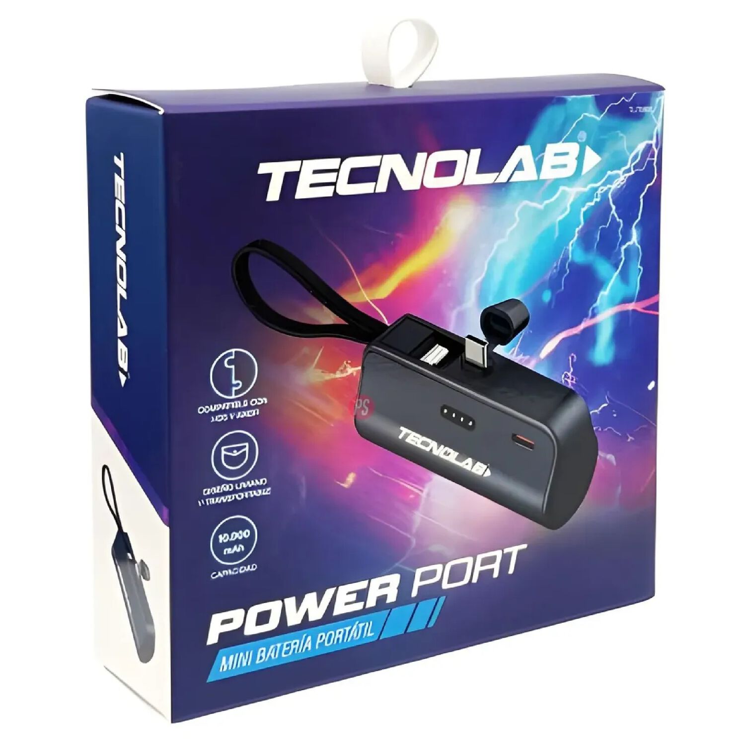 Power Bank Mini Tecnolab Port&aacute;til 10000 Mah 20w Tl778bk . image number 2.0