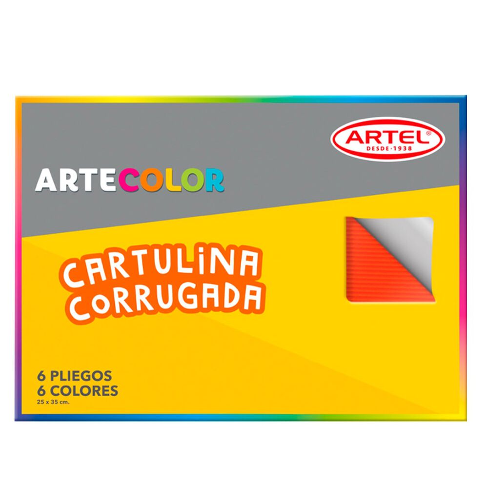 Artecolor Microcorrugado 6 Colores Artel image number 0.0