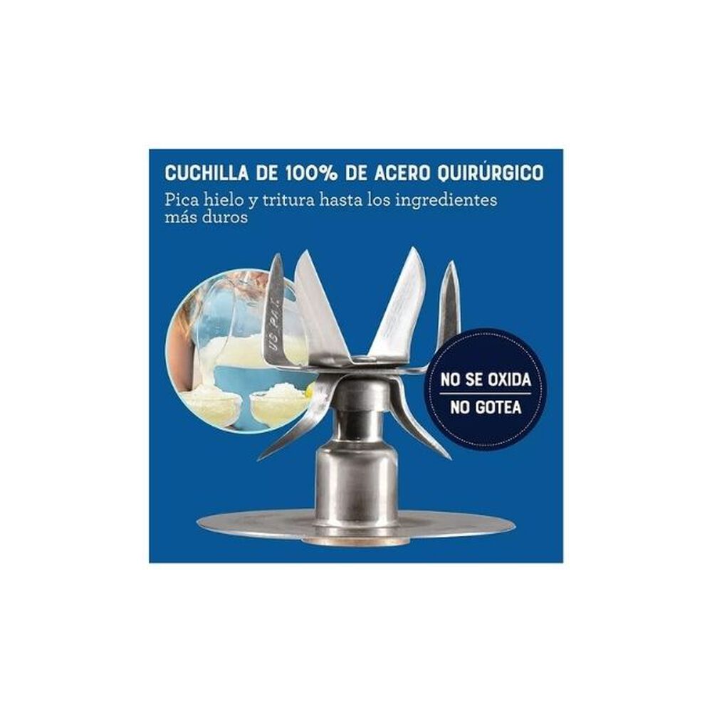 Licuadora Oster Reversible 3 Velocidades + Pulso Blstpegcrt Color Rojo image number 5.0