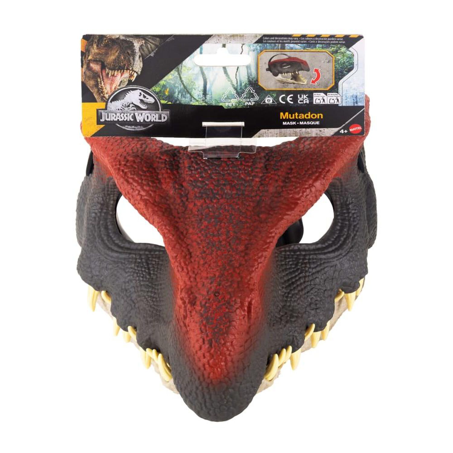 M&aacute;scara Dinosaurio Jurassic World Mask Muta image number 5.0