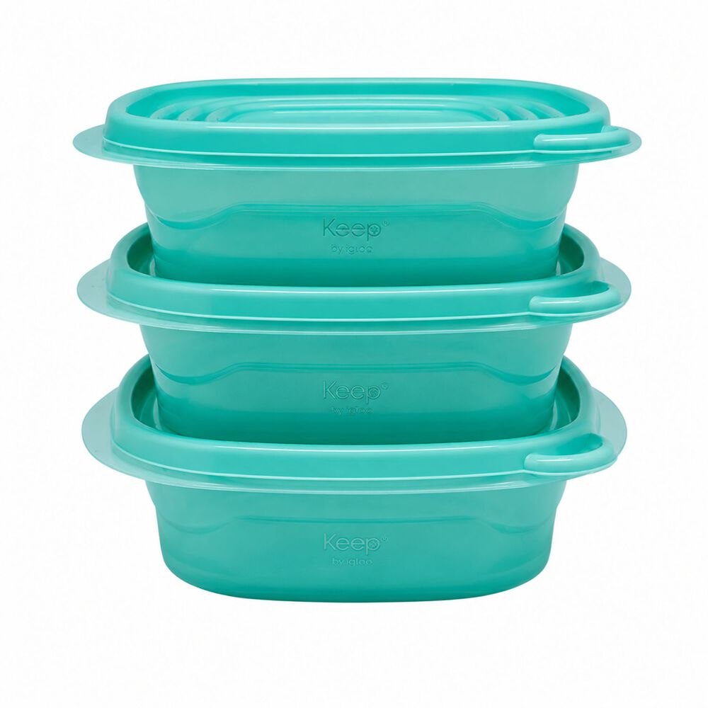 Set 3 Contenedores Herm&eacute;ticos Keep 670ml Bpa Free - Ps image number 0.0