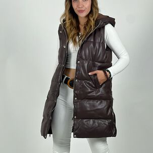 Parka Sin Mangas Con Gorro