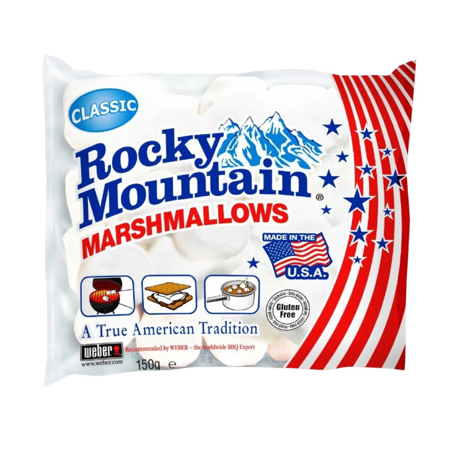 Marshmallows Importados Rocky Mountain Bolsa 150 G image number 0.0