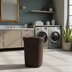 Cesto Canasto Para Ropa 60 Lts Con Tapa Modelo Khipu Marca Reyplast