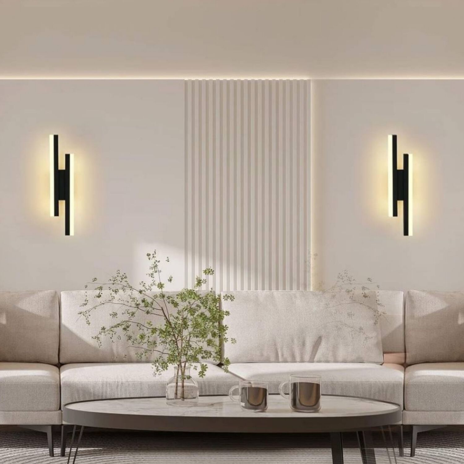 Pack 2 Lamparas Aplique Pared Led 16 W Interior image number 2.0