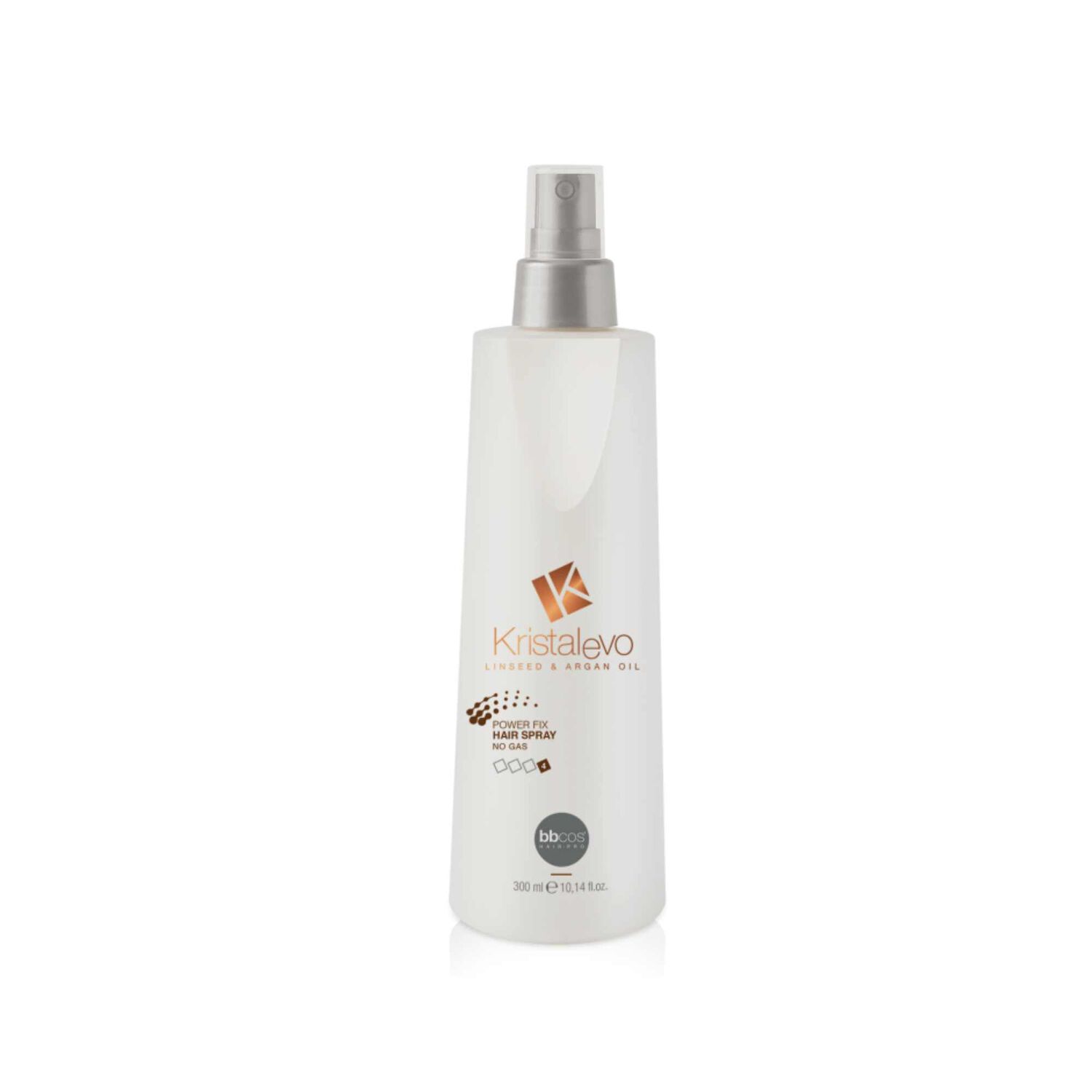 Laca Fijadora Profesional Anti Frizz Kristalevo Bbcos 300ml image number 1.0