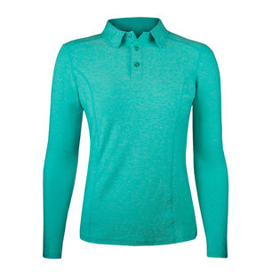 ANDESLAND POLERA DRY FIT MANGA LARGA CON CUELLO PALE MUJER