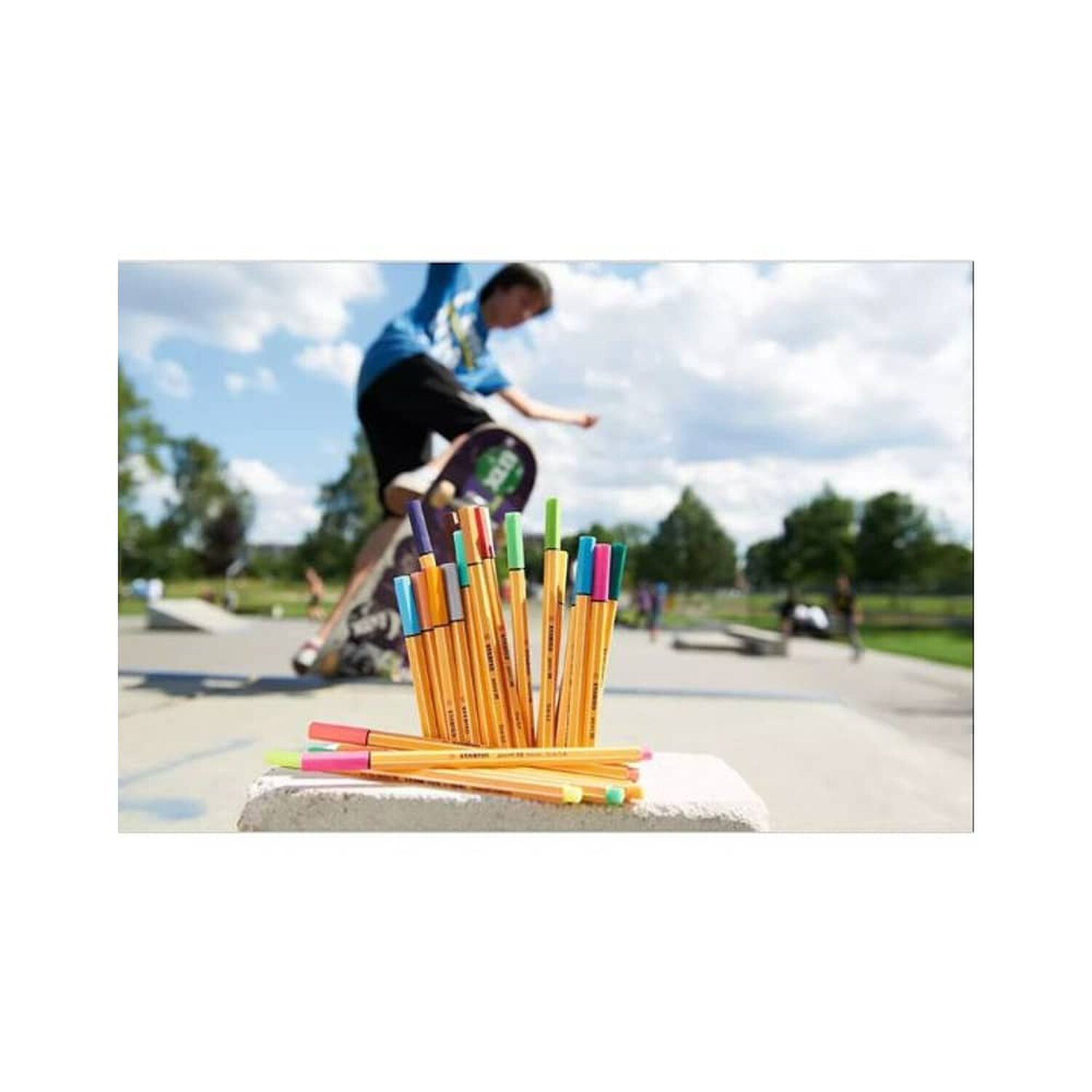 Stabilo Point 88 12 L&aacute;pices Mini Fineliner Tiral&iacute;neas 0.4mm image number 2.0