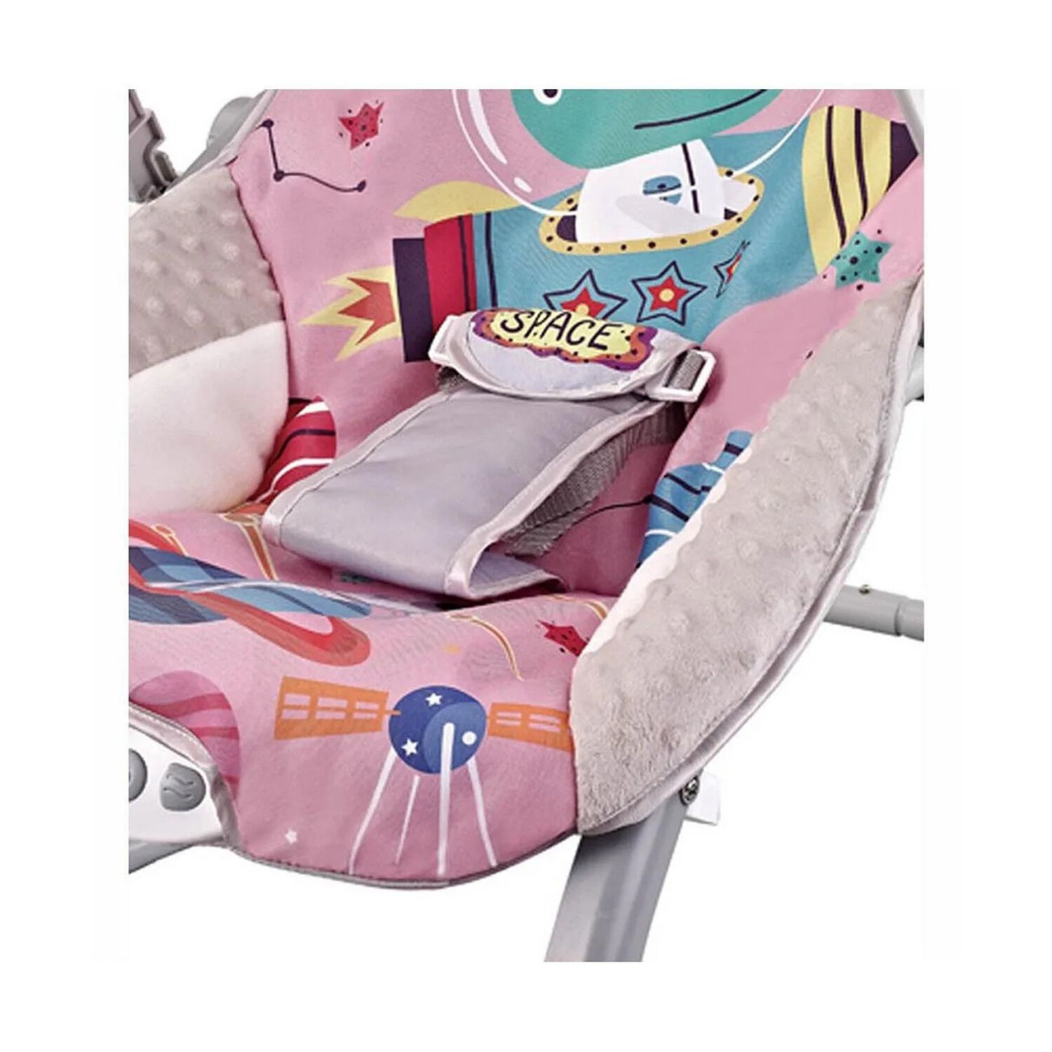 Silla Nido Bouncer Dino Rosado image number 3.0