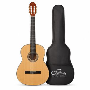 Guitarra Cl&aacute;sica Sevillana 39&rdquo; Natural Con Alma + Funda 8446