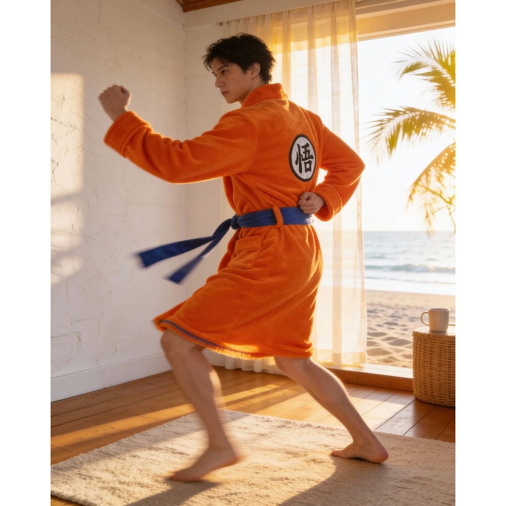 Bata Pijama Dragon Ball Z Goku image number 2.0