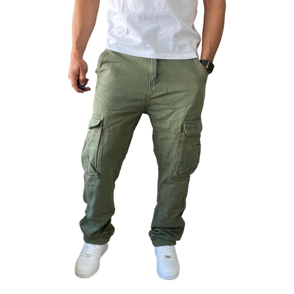 Jeans Diábolo Cargo Relaxed Fit Hombre image number 15.0
