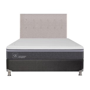 Box Spring Cic Ortopedic / 2 Plazas / Base Normal + Respaldo