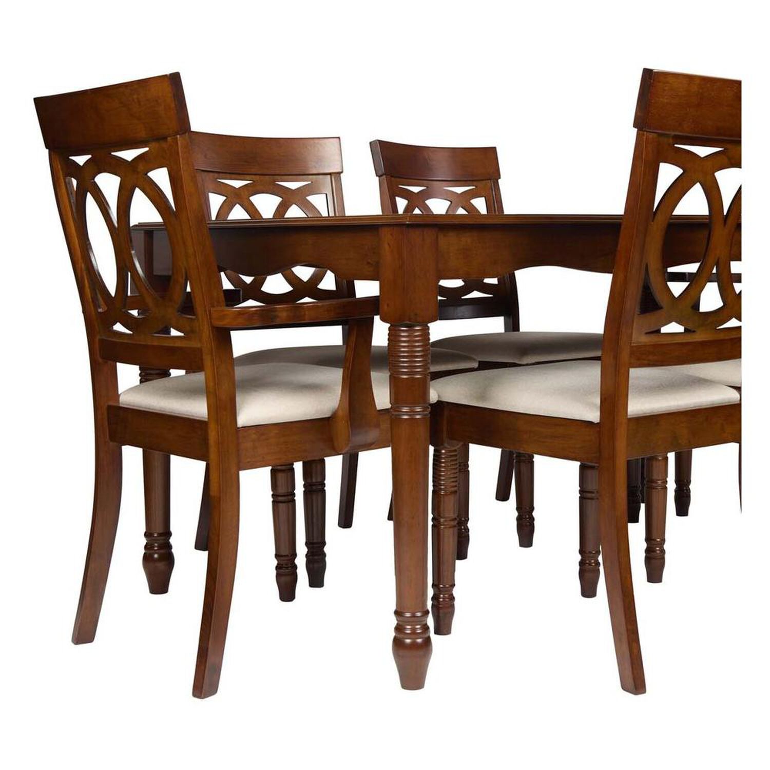 Juego De Comedor Casaideal Florencia / 4 Sillas / 2 Sitiales image number 4.0