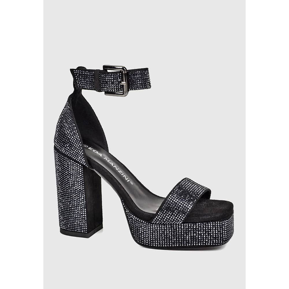 Sandalia Badra Negro Brillante image number 2.0