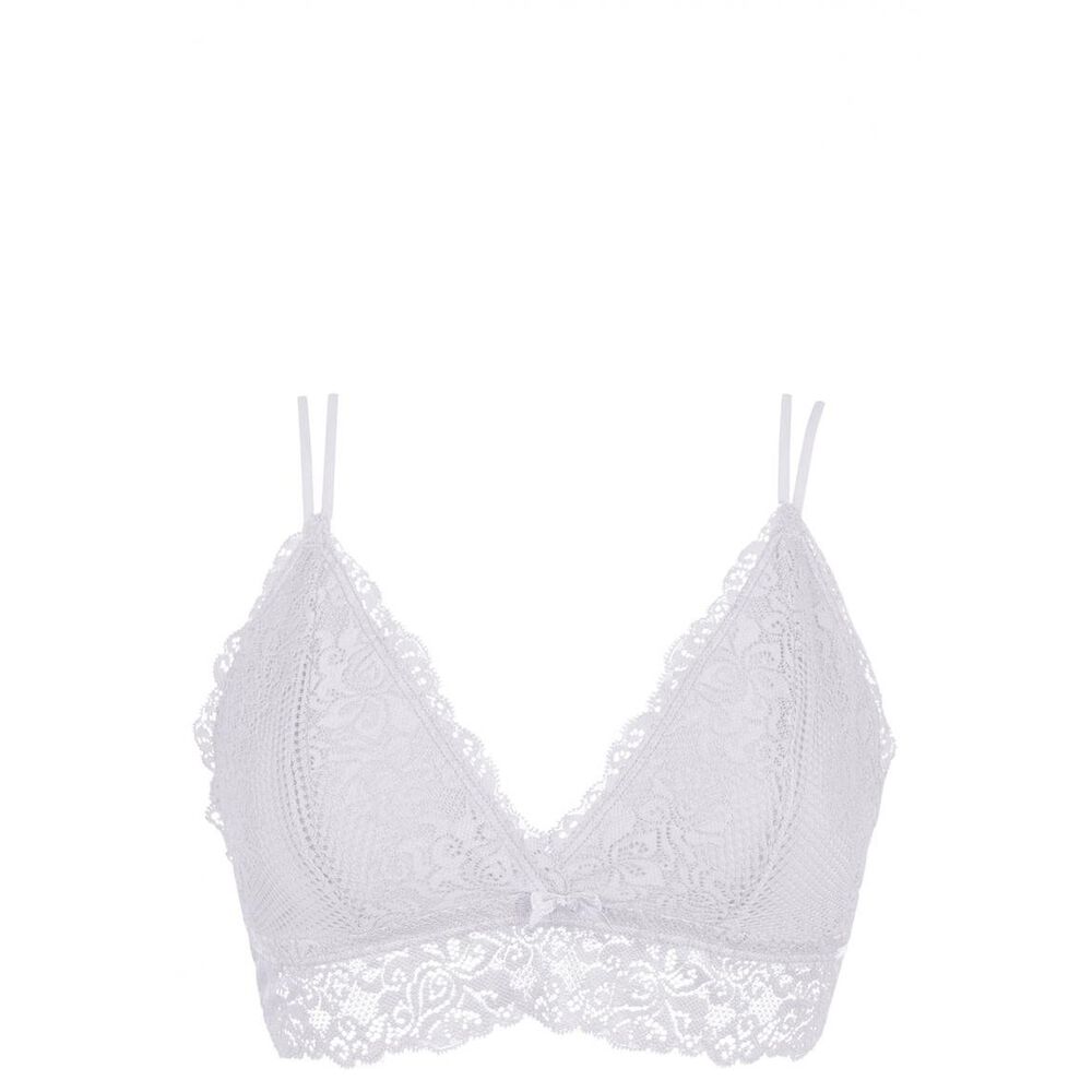 Bralette Sin Copas Ni Aros Blanco 2rios image number 0.0