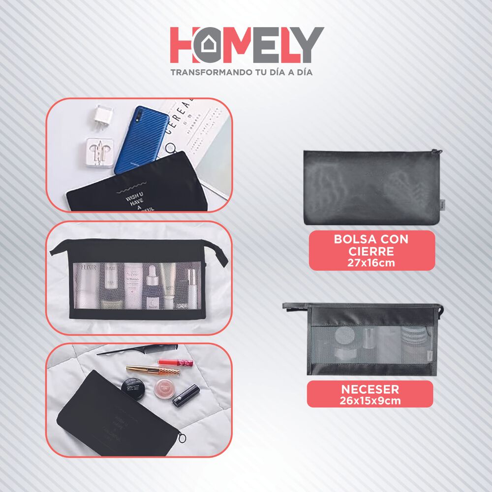 Bolsas Organizadoras Maleta Viaje Homely Set 8 Bolsas image number 2.0