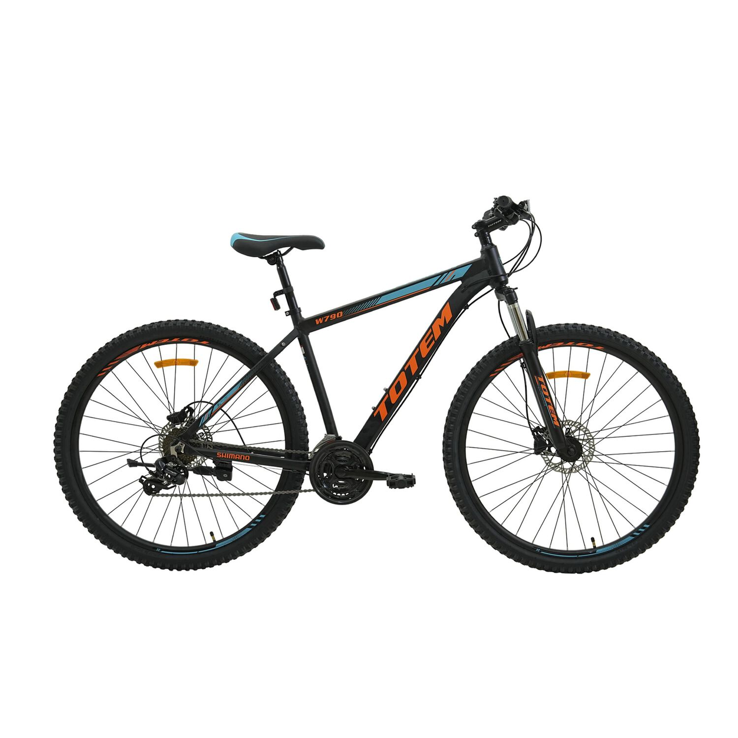 Bicicleta Totem Mtb W790 Aro 29 Talla 19 Negro Con Naranja image number 0.0