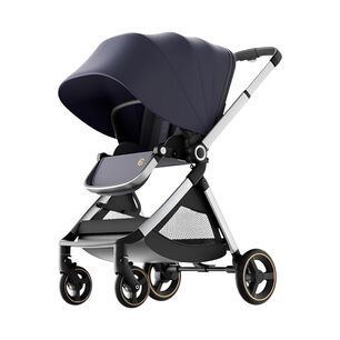 Coche De Paseo De Aluminio 2 Modos Emu Azul Lubabycas